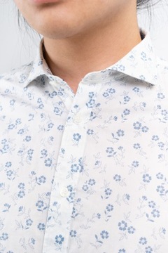 PEPE JEANS BIAŁA KOSZULA FLORAL PRINT (M)