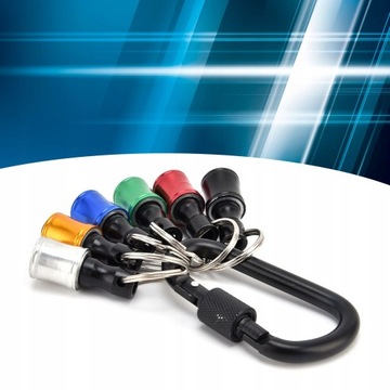 6 sztuk brelok przedłużacz z łbem sześciokątnym