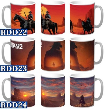 Кружка Red Dead Redemption в подарок + имя БЕСПЛАТНАЯ КАРТОННАЯ СМЕСЬ ДИЗАЙНОВ САНТА