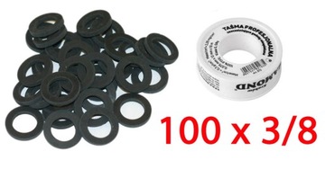 Uszczelka 3/8 '' guma doskonała jakość + GRATIS