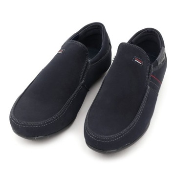 GRANATOWE MOKASYNY CHŁOPIĘCE PÓŁBUTY DZIECIĘCE