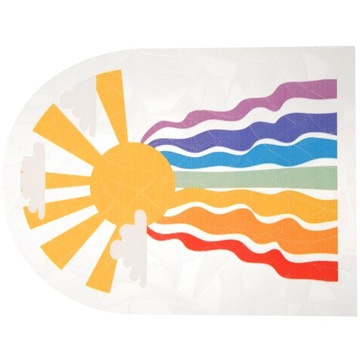 Красочные наклейки Радужные стеклянные ловцы солнца