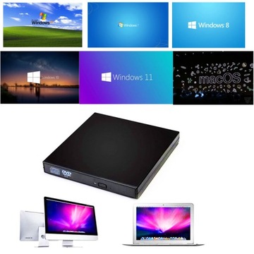 ВНЕШНИЙ USB-привод CD-R/DVD-ROM/RW CD-ЗАПИСЫВАТЕЛЬ ПОРТАТИВНЫЙ ПРОИГРЫВАТЕЛЬ