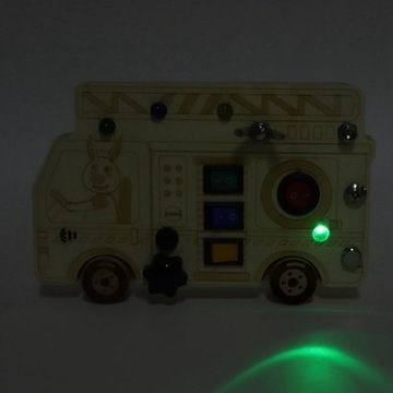 Деревянные сенсорные игрушки со светодиодной подсветкой для мам.