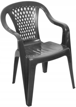 КОМПЛЕКТ ПЛАСТИКОВЫХ СТУЛЬЕВ 2+1, САДОВЫЙ СТОЛ ГРАФИТ