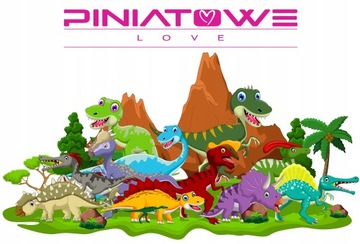 Тортницы ДИНОЗАВРЫ ТОППЕРЫ ГОДОВЫЕ 6 шт 10 см