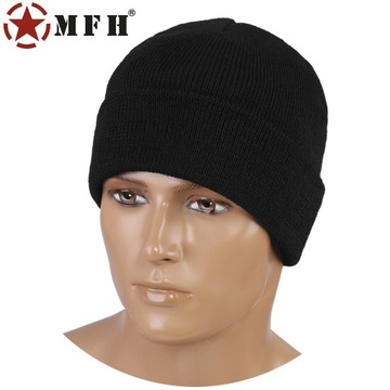 ШАПКА МУЖСКАЯ ЗИМНЯЯ MFH ШЕРСТЯНАЯ НА ЗИМУ + БЕСПЛАТНО