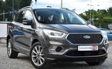 Ford Kuga II SUV Facelifting 2.0 TDCi 150KM 2018 Ford Kuga VIGNALE FUL LED skora grzane fotele navi. Idealny 2.0 Diesel, zdjęcie 3