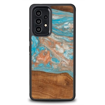 Pouzdro Bewood Unikátní pro Samsung Galaxy A73 5G Planety Saturn