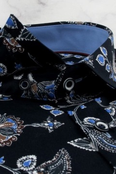 Мужская элегантная деловая рубашка к костюму E050