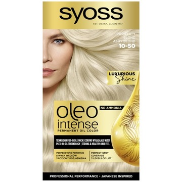 Syoss Oleo farba do włosów Popielaty Blond 10-50