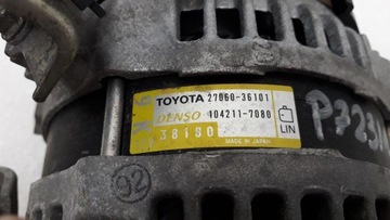 TOYOTA LEXUS IS NX RC ALTERNÁTOR 27060-36101