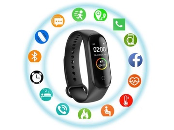 ЧАСЫ SMARTBAND M4 МОНИТОР СЕРДЕЧНОГО РИТМА SMARTWATCH