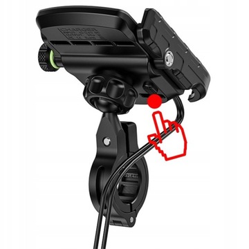 ДЕРЖАТЕЛЬ ДЛЯ ТЕЛЕФОНА НА МОТОЦИКЛЕ Зарядное устройство для мотоцикла Алюминий QC3 18W IP65