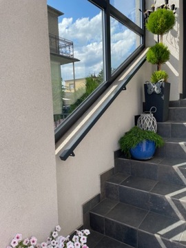 Ограждение лестничное настенное металлическое СБ-26/6 40х40мм 350см наружное