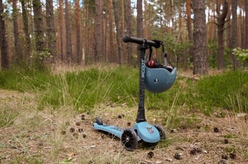 SCOOT AND RIDE HIGHWAYKICK 3 СКУТЕР 3+ СКЛАДНЫЕ СВЕТОДИОДНЫЕ КОЛЕСА BLUEBERRY