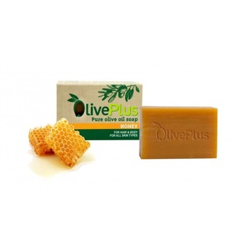 Naturalne Greckie Mydło oliwkowe o zapachu miodu Oliveplus 100g
