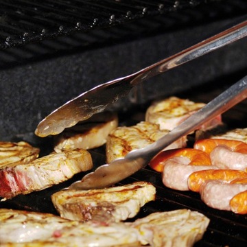 Универсальные стальные кухонные щипцы для салата-гриля