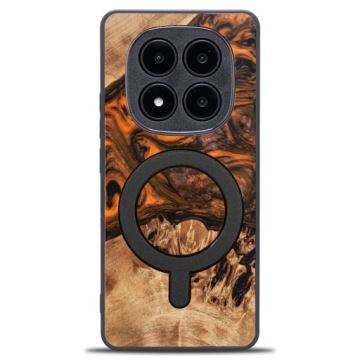 Pouzdro Bewood Unique pro Xiaomi Redmi Note 14 Pro 5G oranžové s MagSafe
