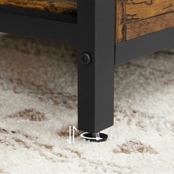 ДЕКОРАТИВНЫЙ КОМОД С СИДЕНЬЕМ 80х40х50СМ КОРИЧНЕВЫЙ