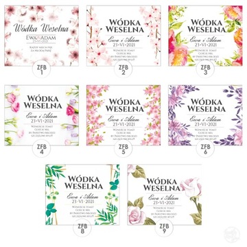 NAKLEJKI NA WÓDKĘ FINLANDIA PERSON ŚLUB 10 szt.