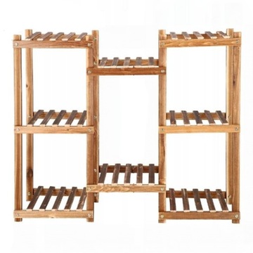 БОЛЬШАЯ ПОДСТАВКА ДЛЯ ЦВЕТОВ, МНОГОЯРУСНАЯ ДЕРЕВЯННАЯ ПОДСТАВКА ДЛЯ ЦВЕТОВ + АКСЕССУАРЫ