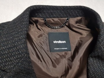 STRELLSON - 11Lawson / Męski Płaszcz - wool roz. 56 (XXL) _'