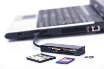 Кардридер Compact Flash, SD, Micro SD USB 2.0