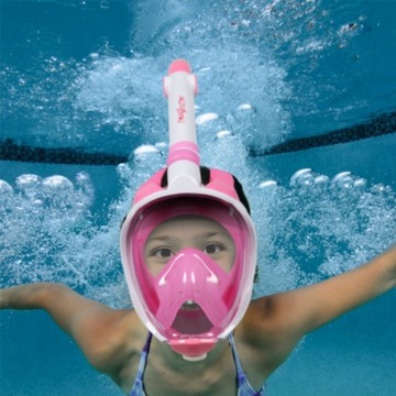 ПОЛНОЛИЦЕВАЯ ДЕТСКАЯ МАСКА ДЛЯ СНОРКЕЛИНГА NO FOG PRO