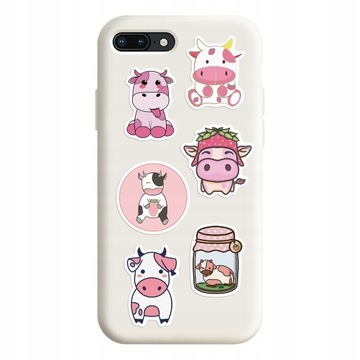 Наборы наклеек «Розовая корова» Kawaii Este, 100 шт.