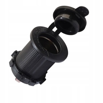 GNIAZDO ZAPALNICZKI 12V 24V 10A WODOODPORNE 29mm