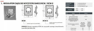 Регулятор Draft Drafic 122x182 Darco RCW