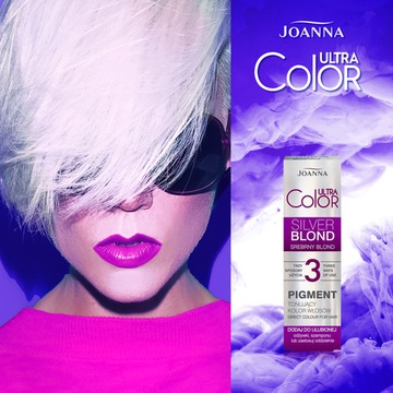 Набор волос Joanna Ultra Color серебристого блонда