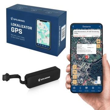 LOKALIZATOR GPS BEZ ABONAMENTU APLIKACJA ŚLEDZENIE POJAZDU ODCIĘCIE ZAPŁONU