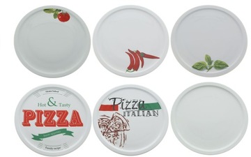 TALERZE DO PIZZY TALERZ x2 OBIADOWY Z PORCELANY 30cm PŁASKI