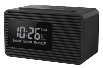 Panasonic RC-D8EG-K Radio sieciowe AM, DAB+ FM USB Budzik Zegar LCD Czarny