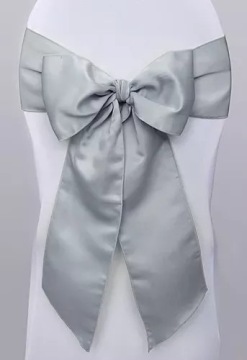 Тканевый пояс для серебряного стула, 15х275см.