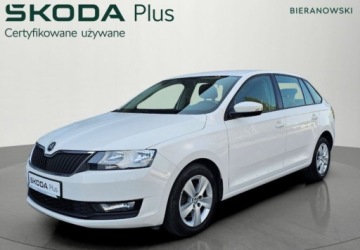 Skoda Rapid II Liftback Facelifting 1.6 TDI CR 115KM 2017 Skoda RAPID Salon PL - Serwis ASO - Klimatyzacja - Czujniki - Felgi 15-stki, zdjęcie 1