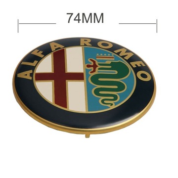 ALFA ROMEO ZNAK 74MM 147 156 159 MITO ZNAKY
