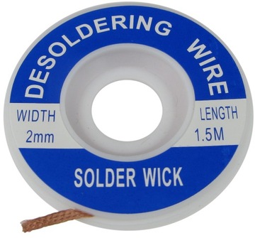 Plecionka do odciągania cyny 2mm / 1,5m /1430