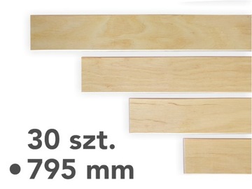 Listwa stelażowa sprężynująca 795 mm, do łóżka