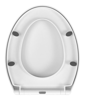 СИДЕНЬЕ ДЛЯ УНИТАЗА, МЕДЛЕННО ЗАКРЫВАЮЩЕЕСЯ, УНИВЕРСАЛЬНОЕ, БЕЛОЕ СИДЕНЬЕ ДЛЯ УНИТАЗА