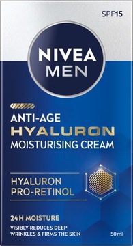 Krem przeciwzmarszczkowy NIVEA MEN Hyaluron 50ml