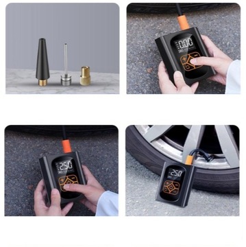 Беспроводной компрессор. Для автомобилей, мотоциклов, скутеров, велосипедов.