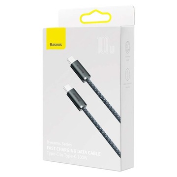 КАБЕЛЬ BASEUS USB-C TYPE-C 100 Вт PD QC 4.0 5A 2м