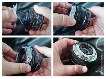 Переходник M42 — подтверждение Canon EOS AF, латунная резьба одуванчика, новое изд.