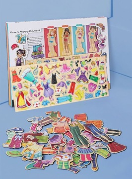 МАГНИТНАЯ ИГРА-ПАЗЛ-ПЕРЕДОВАНИЕ ДЕРЕВЯННЫЙ ПАЗЛ МОНТЕССОРИ МОДА