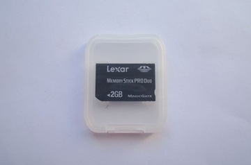 Karta pamięci MEMORY STICK PRO DUO 2 GB LEXAR Magic Gate + Etui
