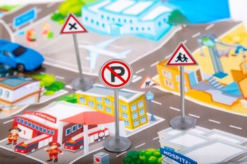 SYGNALIZATOR + ZESTAW ZNAKÓW DROGOWYCH