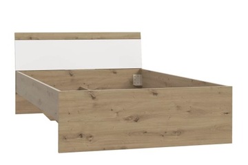 Łóżko ARKINA dąb artisan/biały Konsimo